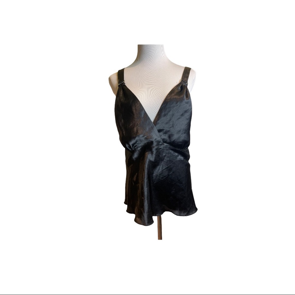 Alfani Intimates satin cross back strap top NWT